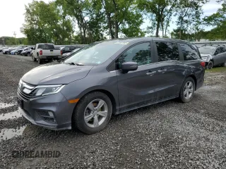 2018 Honda Odyssey EX z VIN 5FNRL6H56JB108661, wystawiony jako Copart lot #62807955 z przebiegiem 96 164 mil mil oraz Szkoda całkowita • Salvage title. Historia ofert i sprzedaży dostępna na DreamBid. Obrazek 1.