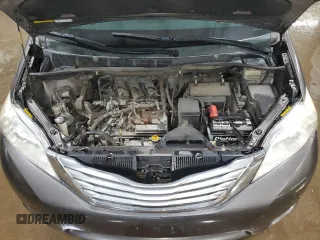 2011 Toyota Sienna XLE with VIN 5TDDK3DC3BS014640, listed as a Copart auction lot 52092045 with 190,090 mi miles and Salvage Title. Bid and sale history available at DreamBid. Image 12.