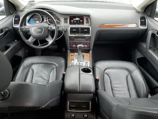 2014 Audi Q7 Premium Plus with VIN WA1LMAFE8ED015737, listed as a Copart auction lot 62099545 with 129,505 mi miles and Salvage title. Bid and sale history available at DreamBid. Image 8.