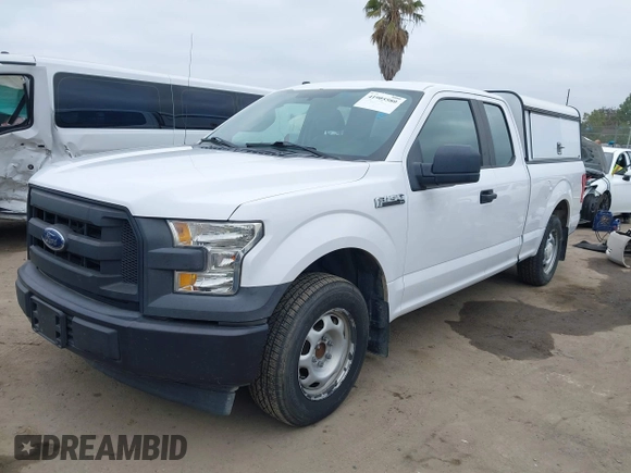 2017 Ford F-150 XL with VIN 1FTEX1C87HKE24171, listed as a IAAI auction lot 41905580 with 54,780 mi miles. Bid and sale history available at carsss.com. Image 17.