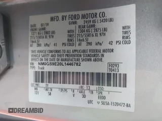 2020 Ford Transit Connect XL z VIN NM0GS9E20L1446782, wystawiony jako IAAI lot #42308995 z przebiegiem 112 926 mil mil oraz . Historia ofert i sprzedaży dostępna na DreamBid. Obrazek 9.