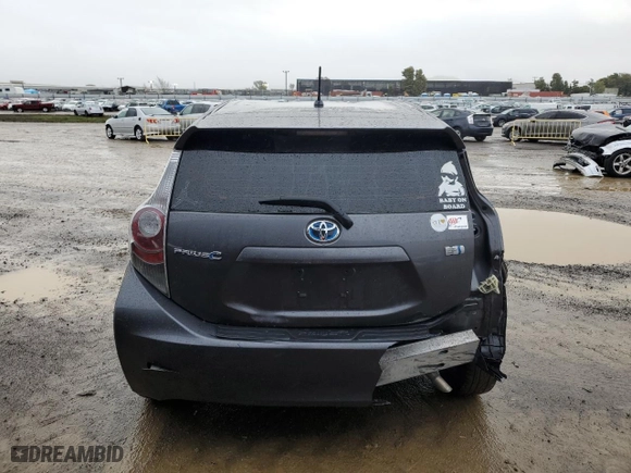 2013 Toyota Prius c One with VIN JTDKDTB31D1547574, listed as a Copart auction lot 49101155 with 131,732 mi miles and Salvage Title. Bid and sale history available at carsss.com. Image 6.