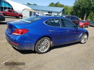 2021 Genesis G70 2.0T with VIN KMTG34LA7MU074906, listed as a Copart auction lot 71181204 with 41,757 mi miles and Salvage Title. Bid and sale history available at carsss.com. Image 3.