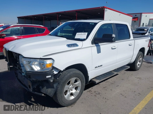 2022 Ram 1500 Big Horn with VIN 1C6SRFFT7NN242269, listed as a IAAI auction lot 41645255 with 96,658 mi miles. Bid and sale history available at carsss.com. Image 18.