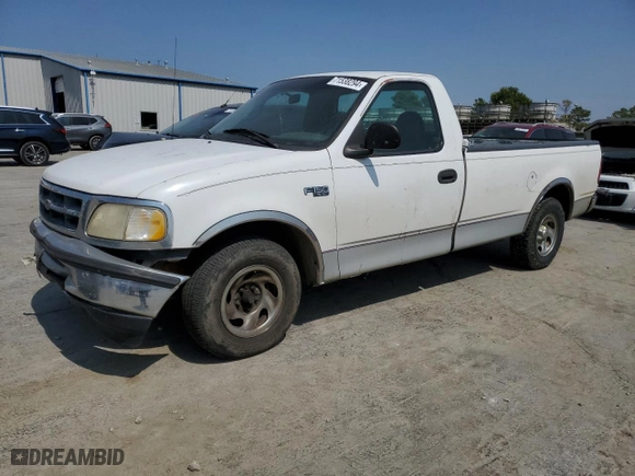 1997 Ford F-150 Standard with VIN 1FTDF1729VKC12145, listed as a Copart auction lot 71538294 with 270,745 mi miles and Clean Title. Bid and sale history available at carsss.com. Image 1.