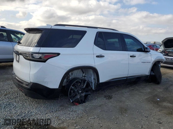 2021 Chevrolet Traverse Premier with VIN 1GNERKKW8MJ132911, listed as a Copart auction lot 42950495 with 72,125 mi miles and Salvage Title. Bid and sale history available at carsss.com. Image 3.
