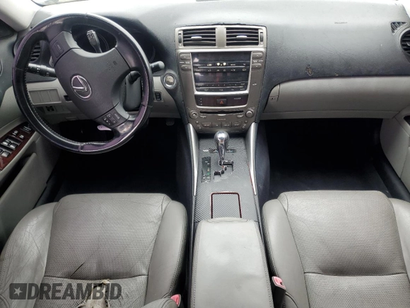 2006 Lexus IS 350 z VIN JTHBE262565002061, wystawiony jako Copart lot #53846425 z przebiegiem Nie podano mil oraz Szkoda całkowita • Salvage title. Historia ofert i sprzedaży dostępna na DreamBid. Obrazek 8.
