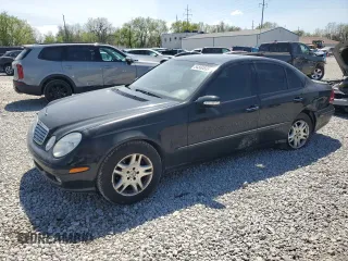 2003 Mercedes-Benz E-Class 3.2L with VIN WDBUF65J83A148754, listed as a Copart auction lot 54560835 with 106,714 mi miles and Salvage Title. Bid and sale history available at carsss.com. Image 1.