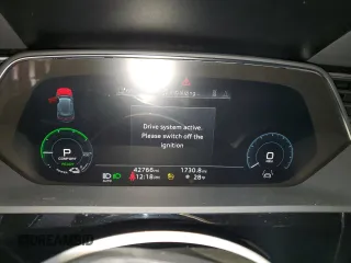 2021 Audi e-tron Premium with VIN WA1AAAGE4MB012617, listed as a Copart auction lot 42324445 with 42,766 mi miles and Salvage Title. Bid and sale history available at DreamBid. Image 9.