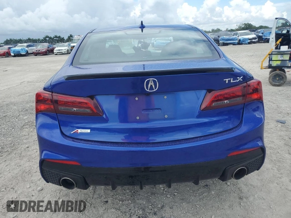 2018 Acura TLX w/A-SPEC Pkg with VIN 19UUB2F60JA003982, listed as a Copart auction lot 63614465 with 29,854 mi miles and Salvage title. Bid and sale history available at DreamBid. Image 6.