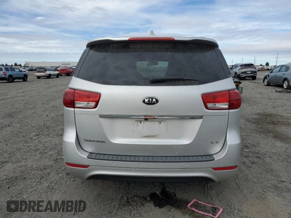 2016 Kia Sedona LX with VIN KNDMB5C13G6088465, listed as a Copart auction lot 72363684 with 89,018 mi miles and Salvage Title. Bid and sale history available at DreamBid. Image 6.