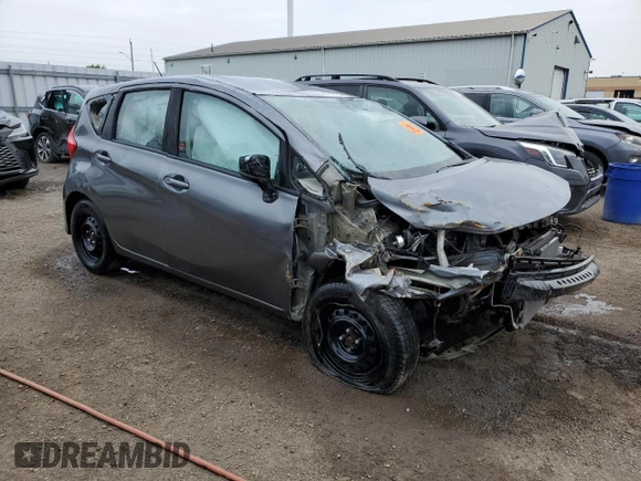 2018 Nissan Note SV with VIN 3N1CE2CP9JL361222, listed as a Copart auction lot 55271605 with Not provided miles and Salvage title. Bid and sale history available at DreamBid. Image 4.