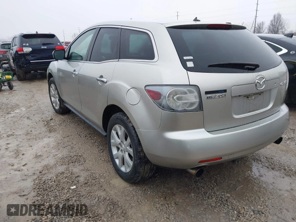 2008 Mazda CX-7 Sport with VIN JM3ER293780197398, listed as a IAAI auction lot 41527782 with 156,000 mi miles. Bid and sale history available at carsss.com. Image 3.