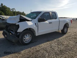 2022 Ford F-150 XL z VIN 1FTEX1CB2NKE05874, wystawiony jako Copart lot #55875424 z przebiegiem 111 337 mil mil oraz Szkoda całkowita • Salvage title. Historia ofert i sprzedaży dostępna na DreamBid. Obrazek 1.