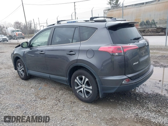 2018 Toyota RAV4 LE with VIN JTMBFREV2JJ727457, listed as a IAAI auction lot 41758208 with 65,740 mi miles. Bid and sale history available at carsss.com. Image 3.