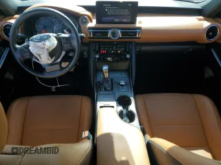 2021 Lexus IS with VIN JTHC81F25M5044796, listed as a Copart auction lot 79816124 with 28,457 mi miles and Salvage Title. Bid and sale history available at carsss.com. Image 8.