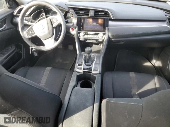 2017 Honda Civic EX-T with VIN 19XFC1E39HE025783, listed as a Copart auction lot 88150445 with 73,523 mi miles and Salvage Title. Bid and sale history available at DreamBid. Image 8.