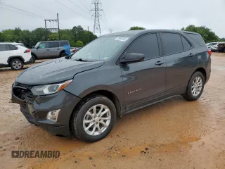 2020 Chevrolet Equinox LS with VIN 2GNAX5EV8L6149342, listed as a Copart auction lot 58694135 with 104,989 mi miles and Salvage title. Bid and sale history available at DreamBid. Image 1.