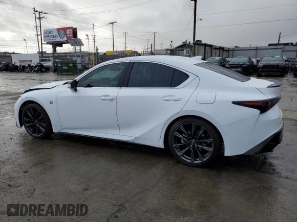 2024 Lexus IS 300 z VIN JTHBA1D23R5132336, wystawiony jako Copart lot #48824595 z przebiegiem 7 435 mil mil oraz Szkoda całkowita • Salvage title. Historia ofert i sprzedaży dostępna na DreamBid. Obrazek 2.