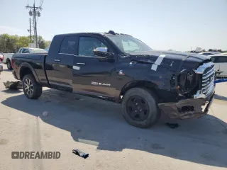 2021 Ram 2500 Longhorn with VIN 3C6UR5PL5MG530364, listed as a Copart auction lot 53162185 with Not provided miles and Salvage title. Bid and sale history available at DreamBid. Image 4.