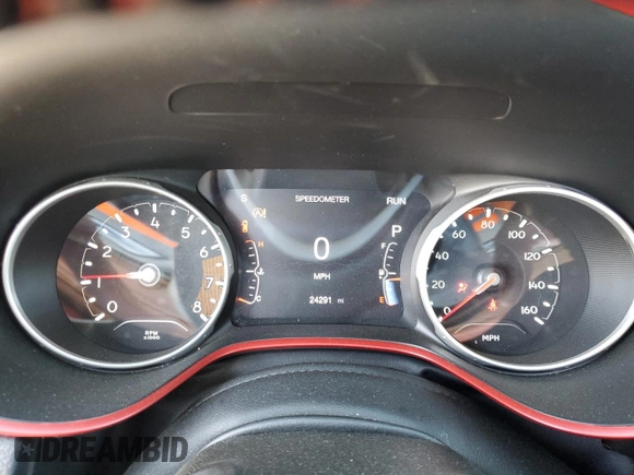 2020 Jeep Compass Trailhawk z VIN 3C4NJDDB1LT221636, wystawiony jako Copart lot #65008835 z przebiegiem 24 291 mil mil oraz Szkoda całkowita • Salvage title. Historia ofert i sprzedaży dostępna na DreamBid. Obrazek 9.