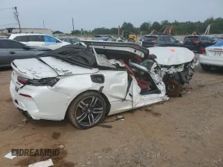 2021 BMW 8 Series with VIN WBAFY4C05MCG12088, listed as a Copart auction lot 61448624 with Not provided miles and Salvage title. Bid and sale history available at DreamBid. Image 3.