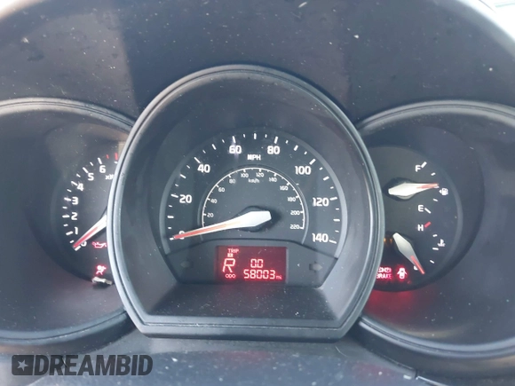 2016 Kia Rio LX with VIN KNADM4A3XG6584059, listed as a IAAI auction lot 41787321 with 58,003 mi miles. Bid and sale history available at carsss.com. Image 7.