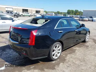 2014 Cadillac ATS Standard RWD with VIN 1G6AA5RX3E0101977, listed as a IAAI auction lot 40459124 with 125,360 mi miles. Bid and sale history available at carsss.com. Image 4.