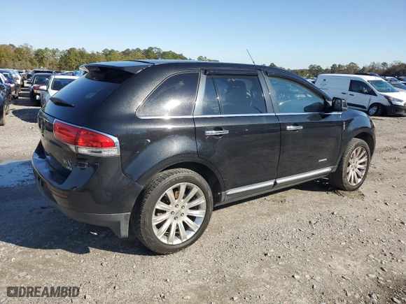 2011 Lincoln MKX with VIN 2LMDJ8JK6BBJ16267, listed as a Copart auction lot 47453095 with 186,506 mi miles and Non Repairable. Bid and sale history available at carsss.com. Image 3.