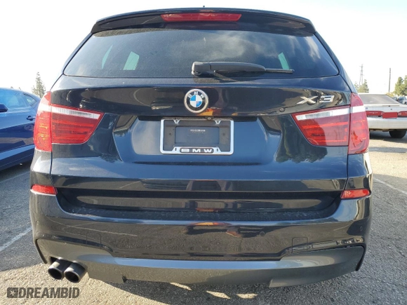 2017 BMW X3 sDrive28i with VIN 5UXWZ7C37H0V90786, listed as a Copart auction lot 49441465 with 73,649 mi miles and Salvage Title. Bid and sale history available at carsss.com. Image 6.