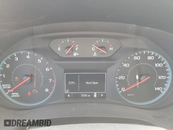 2025 Chevrolet Malibu LT with VIN 1G1ZD5ST1SF103582, listed as a Copart auction lot 51154425 with 7,376 mi miles and Salvage Title. Bid and sale history available at DreamBid. Image 9.
