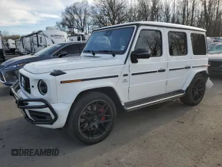 2020 Mercedes-Benz G AMG G 63 with VIN WDCYC7HJ6LX339805, listed as a Copart auction lot 46446735 with 62,763 mi miles and Salvage Title. Bid and sale history available at carsss.com. Image 1.