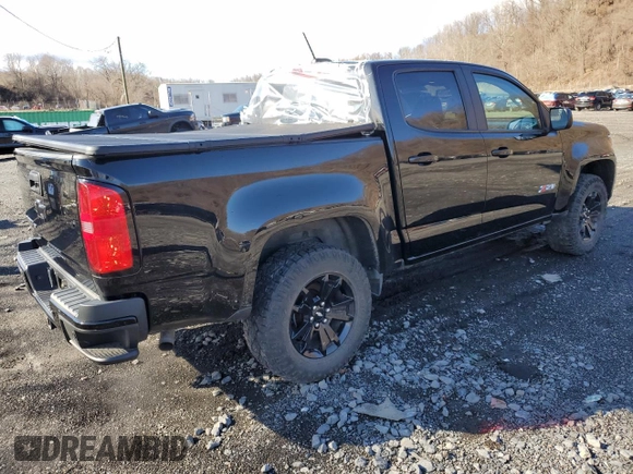 2020 Chevrolet Colorado 4WD Z71 z VIN 1GCGTDEN9L1123067, wystawiony jako Copart lot #48699045 z przebiegiem 43 329 mil mil oraz Szkoda całkowita • Salvage title. Historia ofert i sprzedaży dostępna na DreamBid. Obrazek 3.