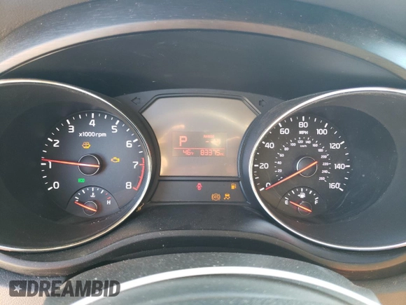 2017 Kia Sedona L with VIN KNDMA5C10H6279572, listed as a Copart auction lot 46491355 with 83,375 mi miles and Salvage Title. Bid and sale history available at carsss.com. Image 9.