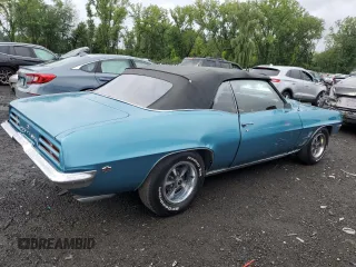 1969 Pontiac Firebird z VIN 223679U102161, wystawiony jako Copart lot #66685234 z przebiegiem 73 786 mil mil oraz Szkoda całkowita • Salvage title. Historia ofert i sprzedaży dostępna na DreamBid. Obrazek 3.