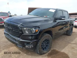 2019 Ram 1500 Big Horn/Lone Star with VIN 1C6SRFFT0KN751969, listed as a IAAI auction lot 41731290 with 127,111 mi miles. Bid and sale history available at carsss.com. Image 6.