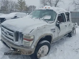 2008 Ford Super Duty F-250 SRW XL with VIN 1FTSW21R58EA26009, listed as a IAAI auction lot 41282806 with 217,231 mi miles. Bid and sale history available at carsss.com. Image 2.
