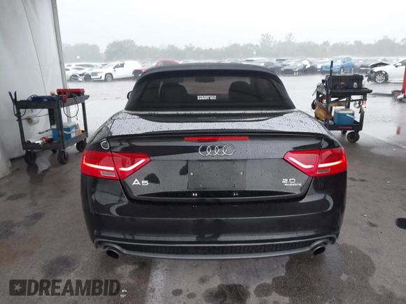 2016 Audi A5 Premium with VIN WAUD2AFHXGN002024, listed as a IAAI auction lot 41994661 with 78,673 mi miles and . Bid and sale history available at DreamBid. Image 16.
