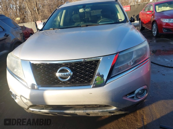 2013 Nissan Pathfinder SV with VIN 5N1AR2MM0DC638476, listed as a IAAI auction lot 41413391 with 120,743 mi miles. Bid and sale history available at carsss.com. Image 13.