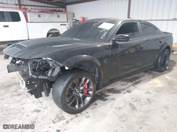 2022 Dodge Charger SRT Hellcat Widebody with VIN 2C3CDXL95NH105998, listed as a IAAI auction lot 41488928 with 1 mi miles. Bid and sale history available at carsss.com. Image 17.
