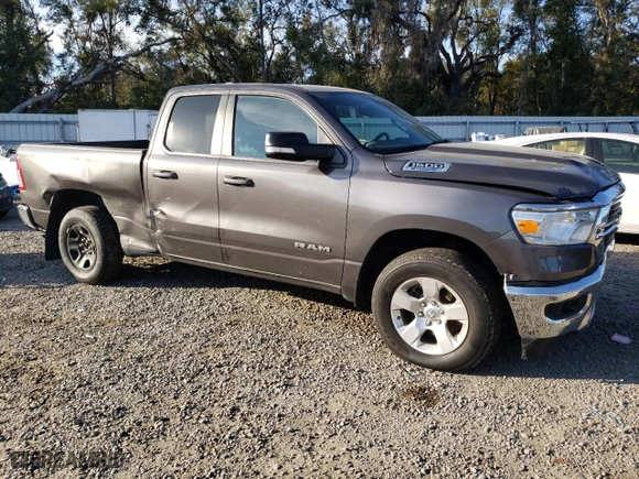 2021 Ram 1500 Big Horn with VIN 1C6RRFBG7MN773509, listed as a Copart auction lot 85092254 with 93,001 mi miles and Salvage Title. Bid and sale history available at carsss.com. Image 4.