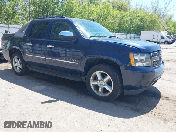 2011 Chevrolet Avalanche LTZ with VIN 3GNTKGE38BG194446, listed as a IAAI auction lot 42225609 with 135,183 mi miles and . Bid and sale history available at DreamBid. Image 1.