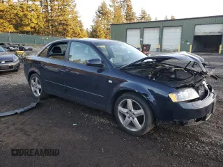 2005 Audi A4 1.8T SE with VIN WAULC68E05A099294, listed as a Copart auction lot 42348235 with 116,192 mi miles and Salvage Title. Bid and sale history available at carsss.com. Image 4.