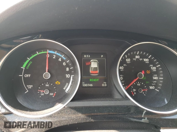 2015 Volkswagen Jetta Sedan Hybrid SEL Premium with VIN 3VW637AJXFM316204, listed as a Copart auction lot 55303853 with 100,746 mi miles. Bid and sale history available at carsss.com. Image 9.