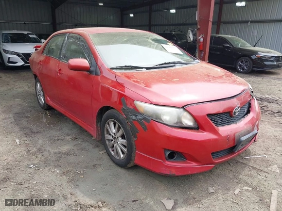 2010 Toyota Corolla with VIN 1NXBU4EE7AZ231685, listed as a IAAI auction lot 41935377 with 184,893 mi miles. Bid and sale history available at carsss.com. Image 1.