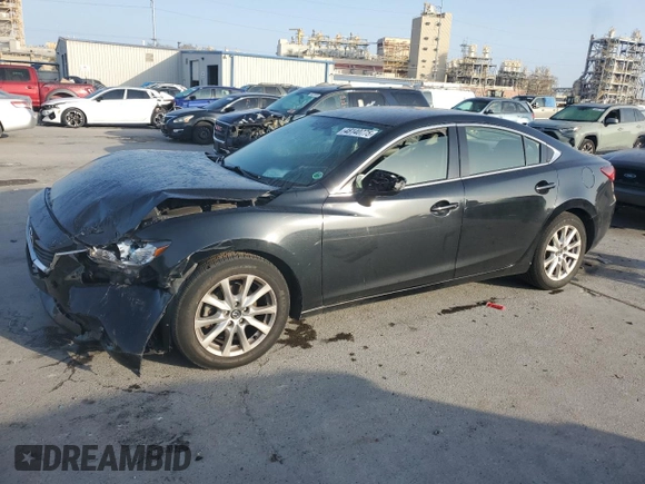 2016 Mazda 6 i Sport with VIN JM1GJ1U58G1401341, listed as a Copart auction lot 48140775 with Not Provided miles and Salvage Title. Bid and sale history available at DreamBid. Image 1.