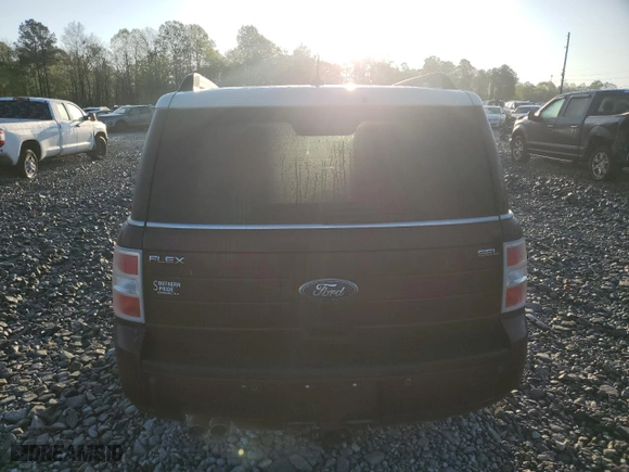 2012 Ford Flex SEL with VIN 2FMGK5CC9CBD10495, listed as a Copart auction lot 50561055 with 111,079 mi miles and Salvage Title. Bid and sale history available at carsss.com. Image 6.