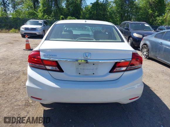 2015 Honda Civic EX-L with VIN 19XFB2F96FE203352, listed as a IAAI auction lot 42136173 with 152,124 mi miles. Bid and sale history available at carsss.com. Image 16.