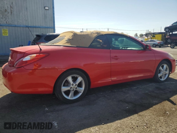 2006 Toyota Solara SE V6 with VIN 4T1FA38P46U099039, listed as a Copart auction lot 53074705 with 186,409 mi miles and Salvage Title. Bid and sale history available at carsss.com. Image 3.