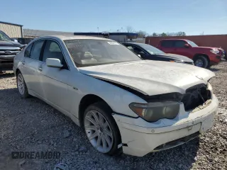 2002 BMW 7 Series 745i with VIN WBAGL63462DP54424, listed as a Copart auction lot 85921814 with Not Provided miles and Clean Title. Bid and sale history available at DreamBid. Image 4.